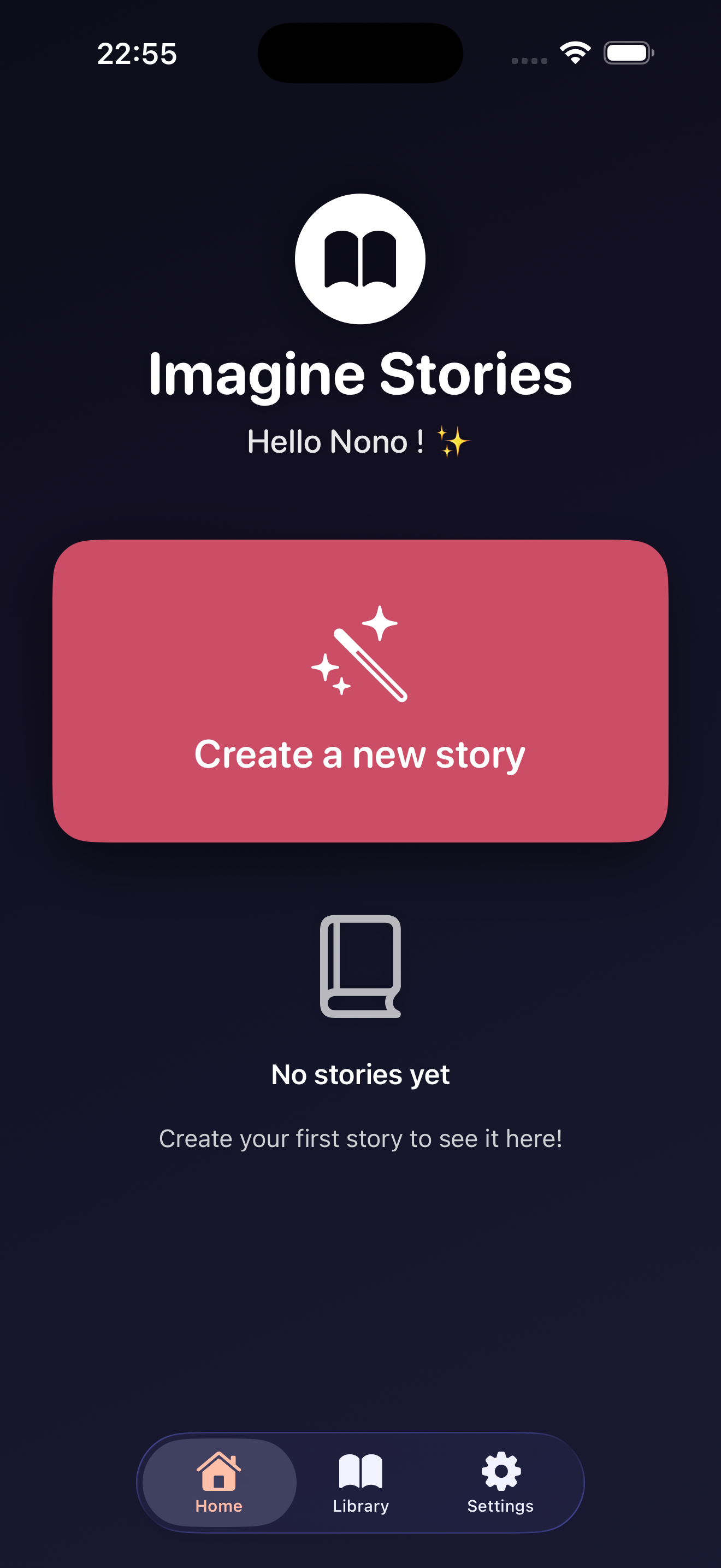 ImagineStories App